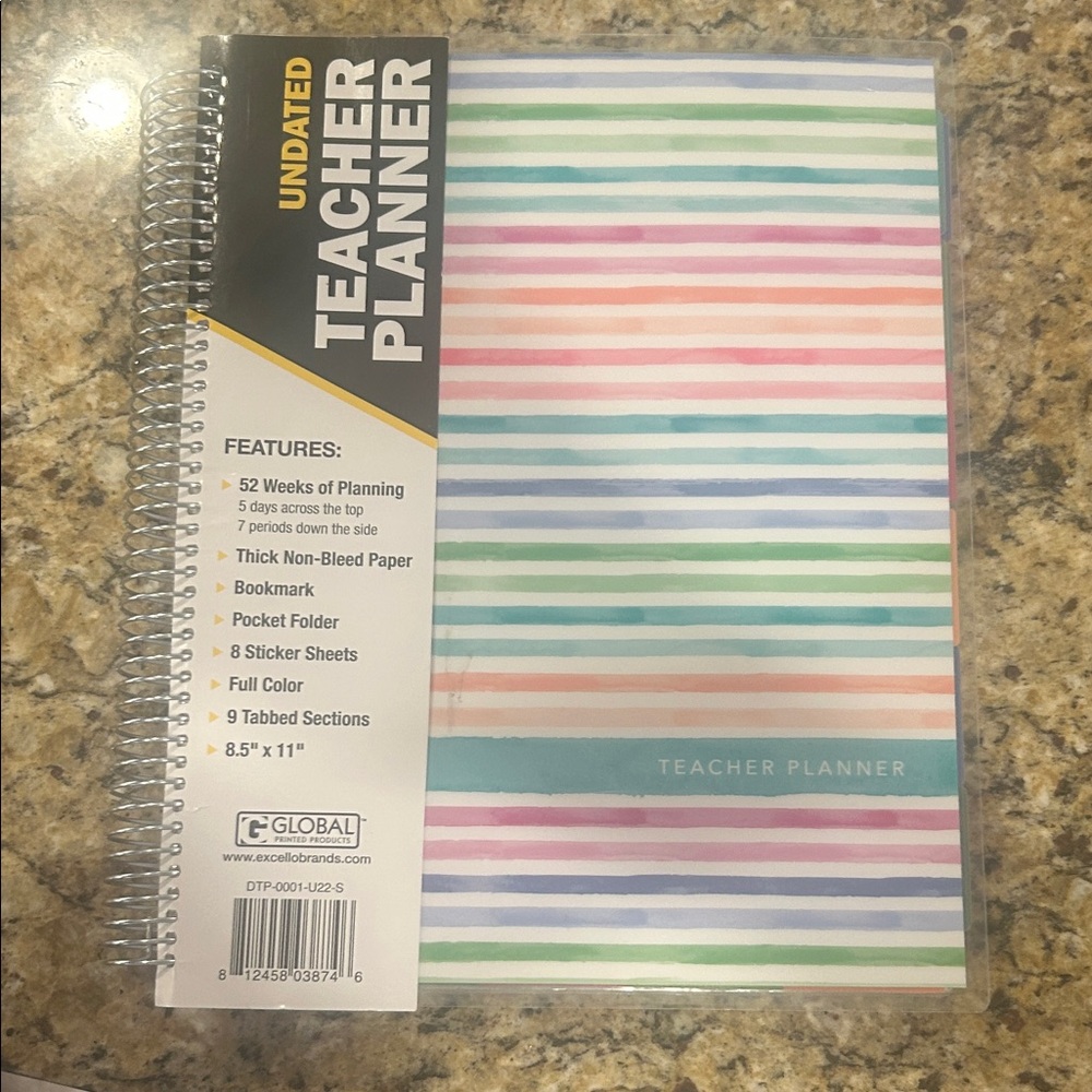 Colorful Teacher Planner/Organizer - NWT